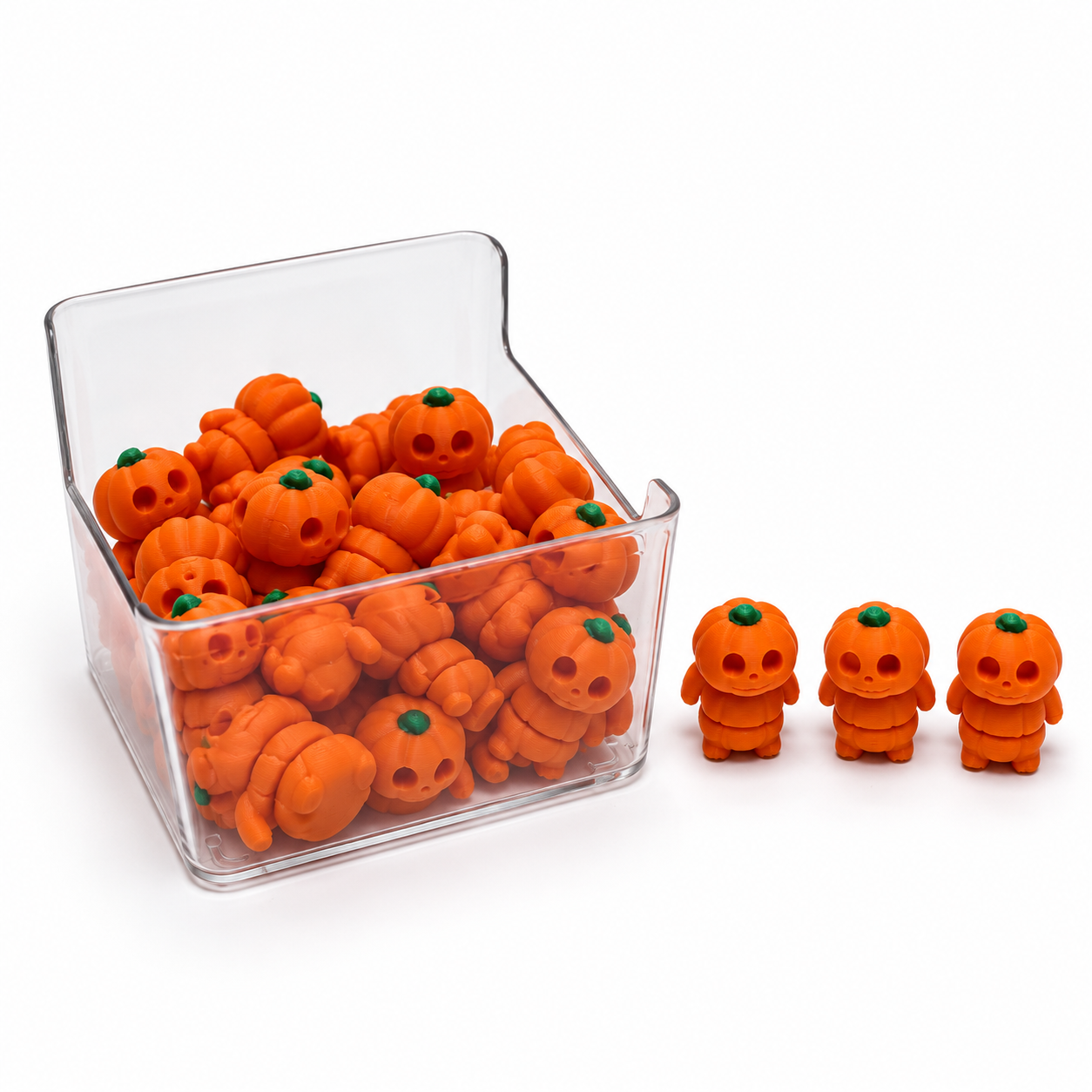 ucchetta Mini AIRA Flexi, fidget toy a forma di zucca articolata di 3D Mind Lab